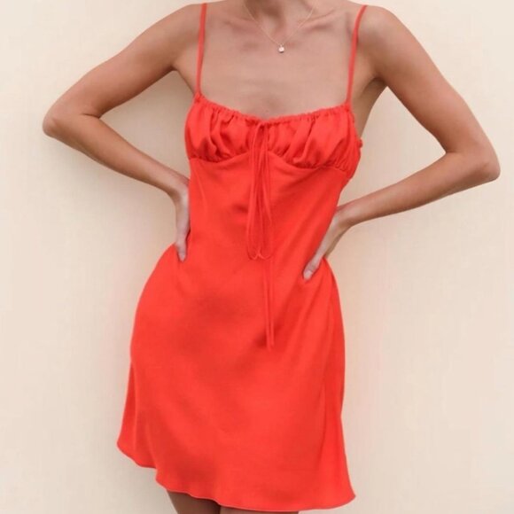 Ciao Lucia Sara Mini Dress - Poppy - Picture 1 of 6